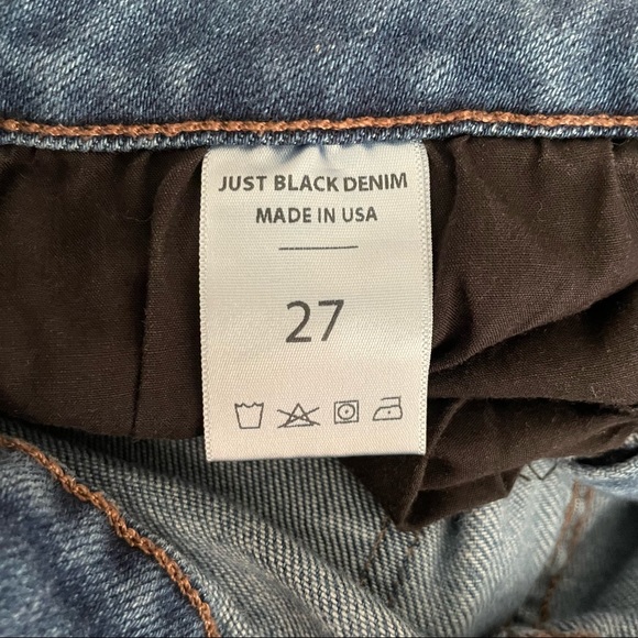 Just Black Medium Blue Skinny Denim Size 27 - Picture 5 of 11